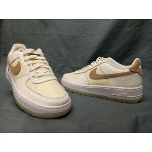 Nike Air Force 1 LV8 5 (GS) Sneakers Khaki Cocunut Milk Boys Size 5.5 NEW NO BOX